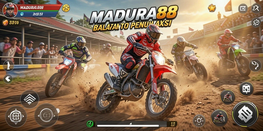 Screenshot gameplay penuh aksi di MADURA88.