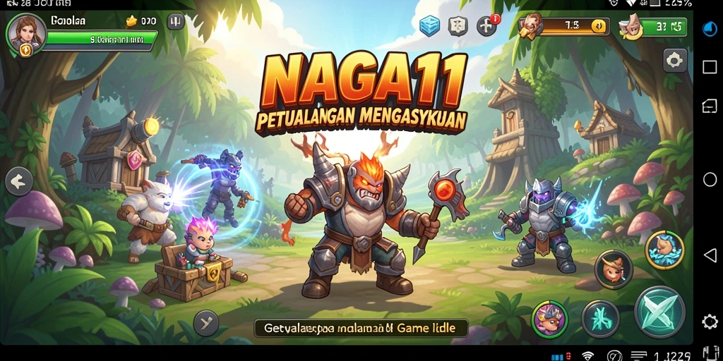 Gameplay NAGA11 yang mengasyikkan dan santai.